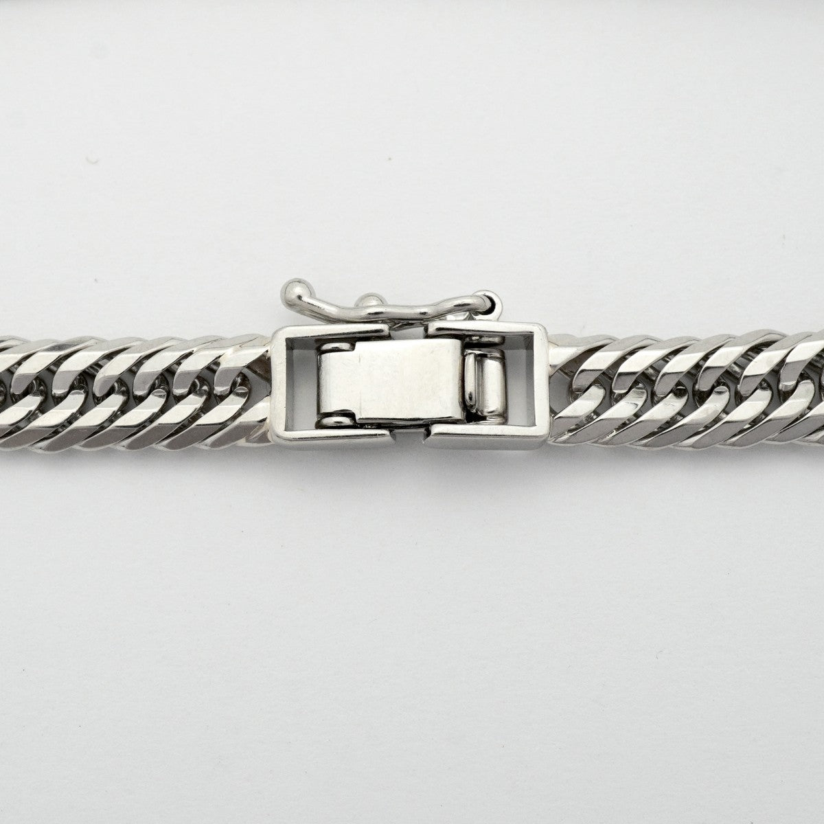 【6khd0077】喜平 ブレスレット Pt850 プラチナ トリプル 12面 20cm 20.5g キヘイ【中古】メンズ レディース ユニセックス