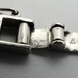 【6khd0078】喜平 ブレスレット Pt850 プラチナ 2面 シングル 18.3cm 26.6g キヘイ【中古】メンズ レディース ユニセックス