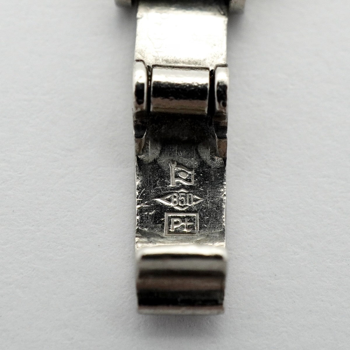 【6khd0078】喜平 ブレスレット Pt850 プラチナ 2面 シングル 18.3cm 26.6g キヘイ【中古】メンズ レディース ユニセックス