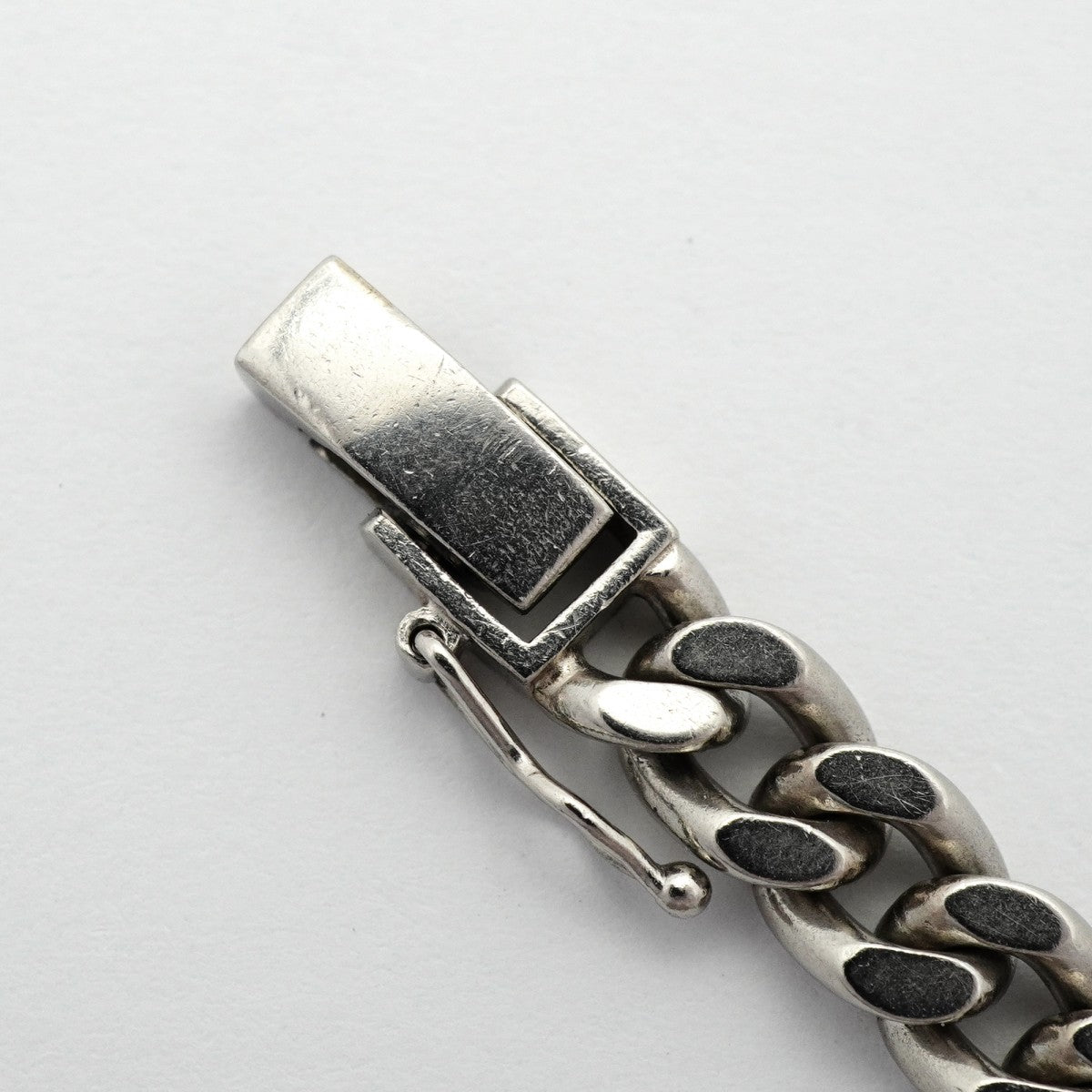 【6khd0078】喜平 ブレスレット Pt850 プラチナ 2面 シングル 18.3cm 26.6g キヘイ【中古】メンズ レディース ユニセックス