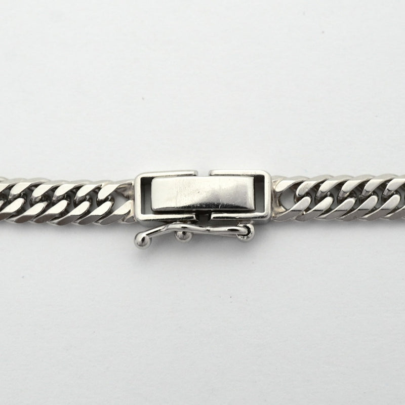 【6khd0079】喜平 ブレスレット Pt850 プラチナ 6面 ダブル 19.3cm 10.6g キヘイ【中古】メンズ レディース ユニセックス