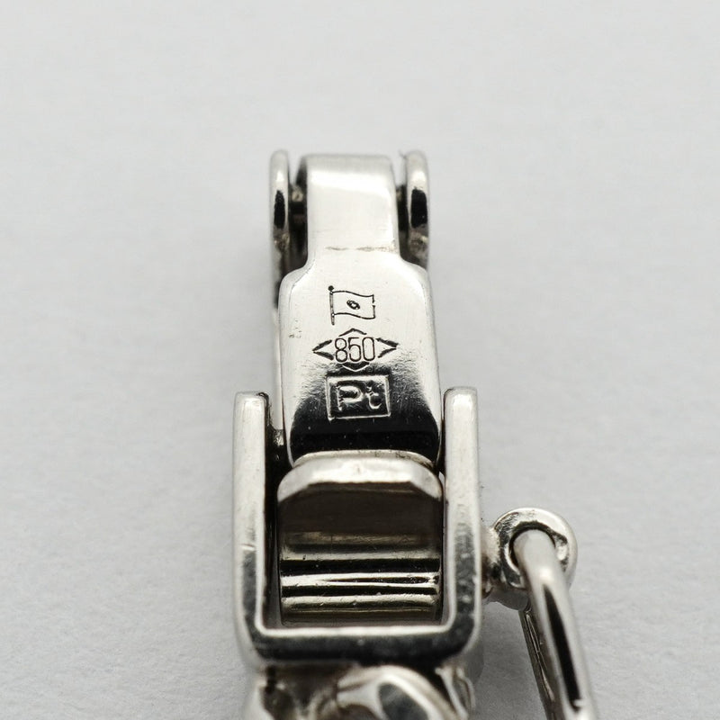 【6khd0079】喜平 ブレスレット Pt850 プラチナ 6面 ダブル 19.3cm 10.6g キヘイ【中古】メンズ レディース ユニセックス