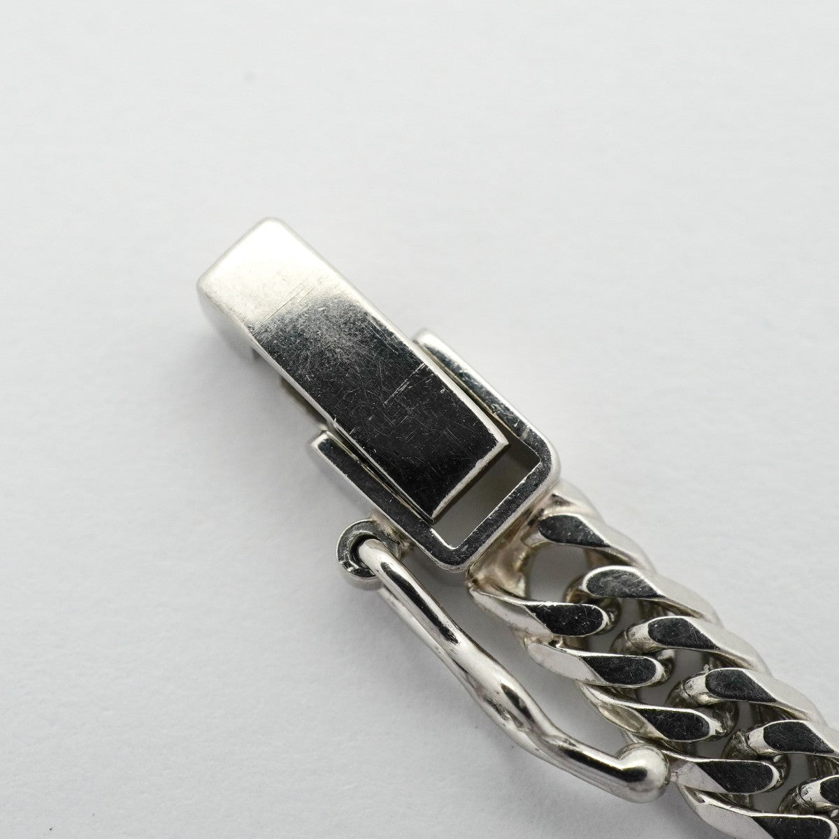 【6khd0079】喜平 ブレスレット Pt850 プラチナ 6面 ダブル 19.3cm 10.6g キヘイ【中古】メンズ レディース ユニセックス