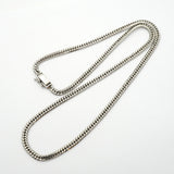 【6khd0080】喜平 ネックレス Pt850 プラチナ 6面 ダブル 51.1cm 30.2g キヘイ【中古】メンズ レディース ユニセックス
