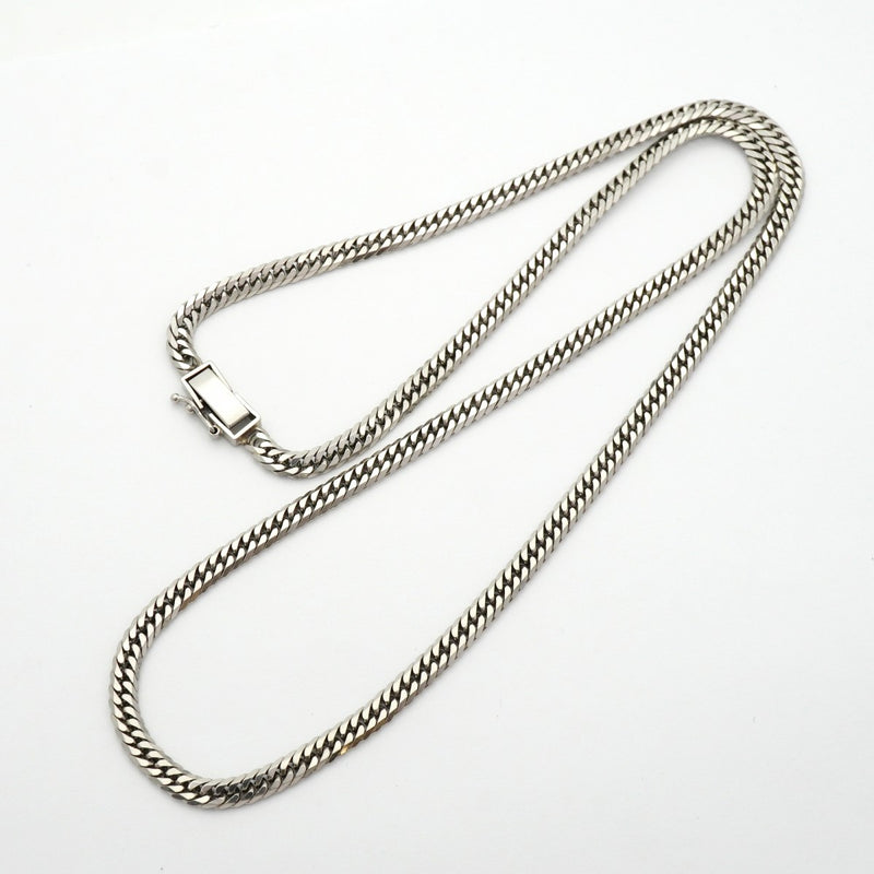 【6khd0080】喜平 ネックレス Pt850 プラチナ 6面 ダブル 51.1cm 30.2g キヘイ【中古】メンズ レディース ユニセックス