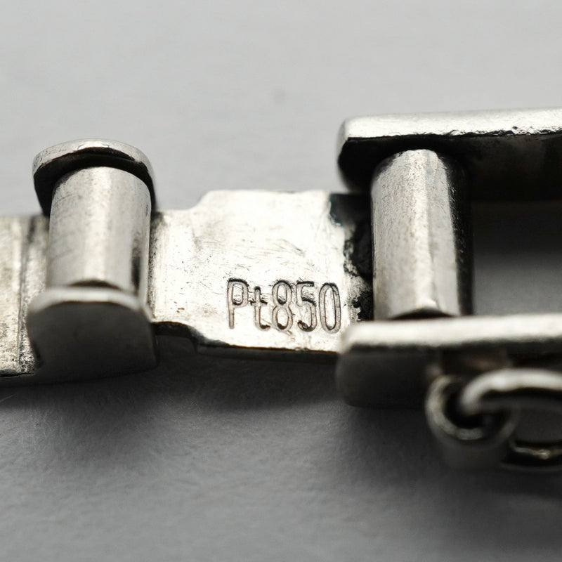 【6khd0080】喜平 ネックレス Pt850 プラチナ 6面 ダブル 51.1cm 30.2g キヘイ【中古】メンズ レディース ユニセックス