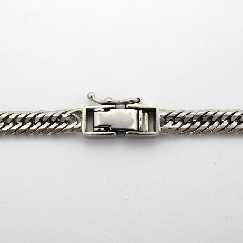 【6khd0081】喜平 ネックレス Pt850 プラチナ トリプル 12面 46.3cm 27.8g キヘイ【中古】メンズ レディース ユニセックス