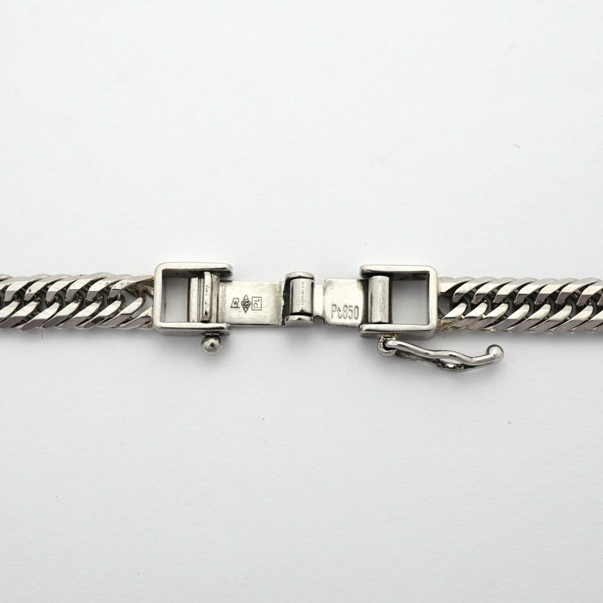【6khd0081】喜平 ネックレス Pt850 プラチナ トリプル 12面 46.3cm 27.8g キヘイ【中古】メンズ レディース ユニセックス