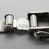 【6khd0081】喜平 ネックレス Pt850 プラチナ トリプル 12面 46.3cm 27.8g キヘイ【中古】メンズ レディース ユニセックス