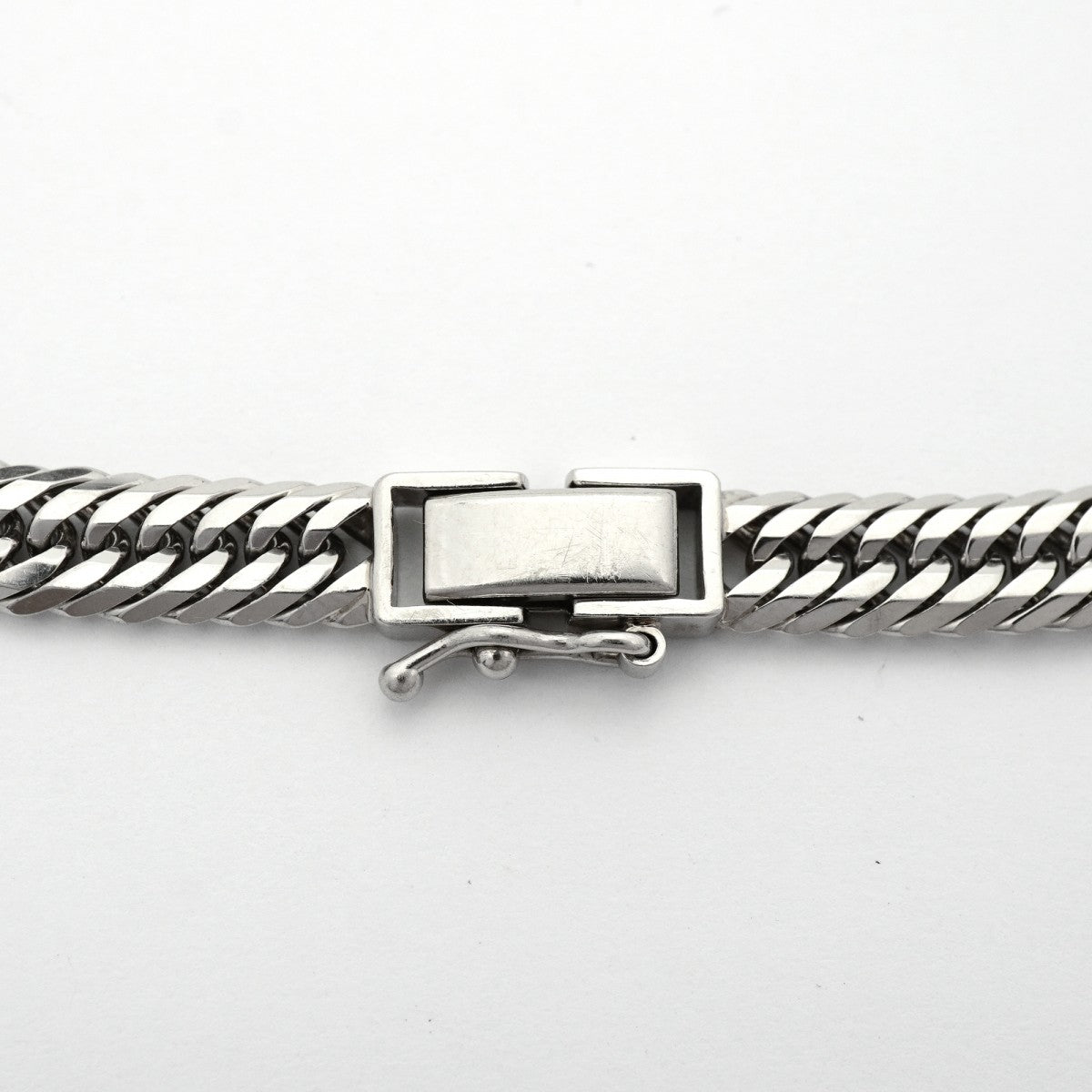 【6khd0085】喜平 ブレスレット Pt850 プラチナ トリプル 12面 20.6cm 21.2g キヘイ【中古】メンズ レディース ユニセックス