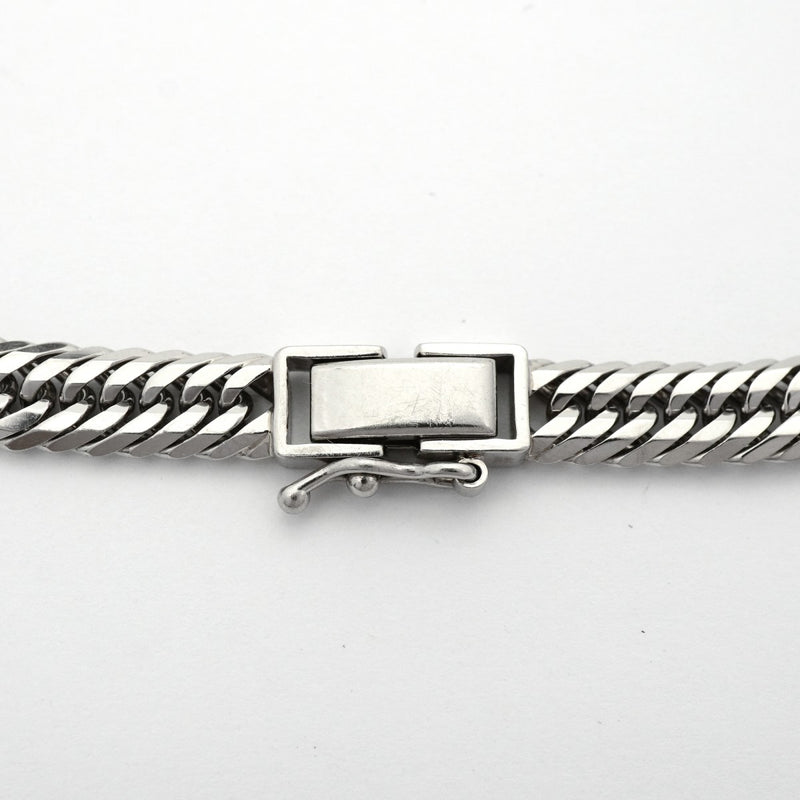 【6khd0085】喜平 ブレスレット Pt850 プラチナ トリプル 12面 20.6cm 21.2g キヘイ【中古】メンズ レディース ユニセックス