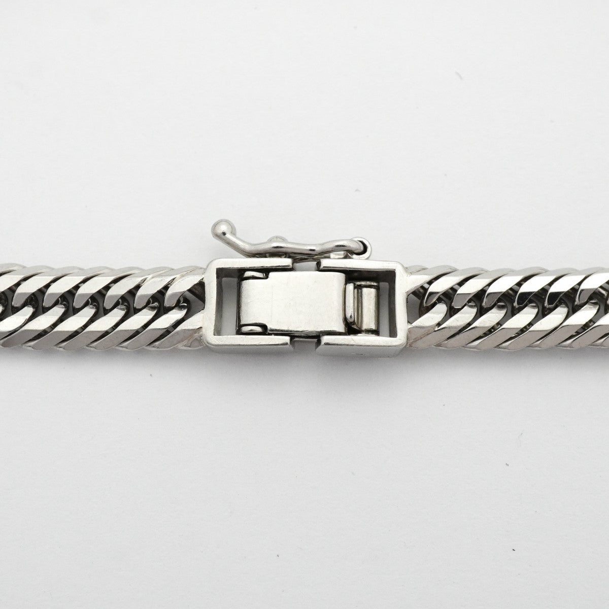 【6khd0085】喜平 ブレスレット Pt850 プラチナ トリプル 12面 20.6cm 21.2g キヘイ【中古】メンズ レディース ユニセックス