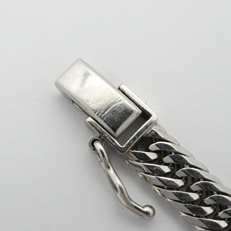 【6khd0085】喜平 ブレスレット Pt850 プラチナ トリプル 12面 20.6cm 21.2g キヘイ【中古】メンズ レディース ユニセックス