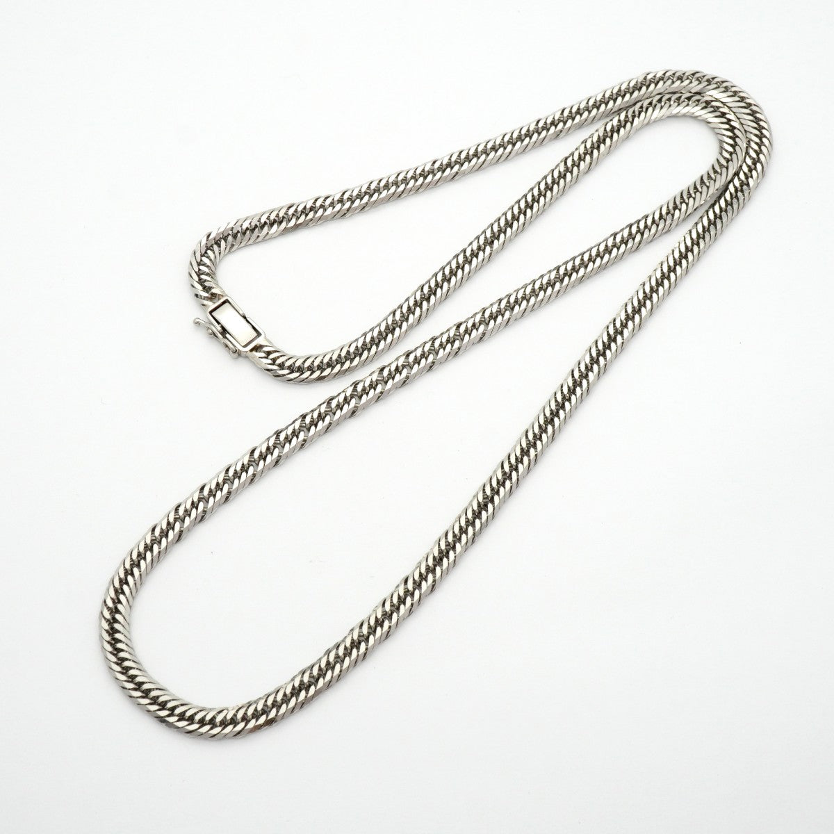 【6khd0088】喜平 ネックレス Pt850 プラチナ 8面 トリプル 60.7cm 50.3g キヘイ【中古】メンズ レディース ユニセックス