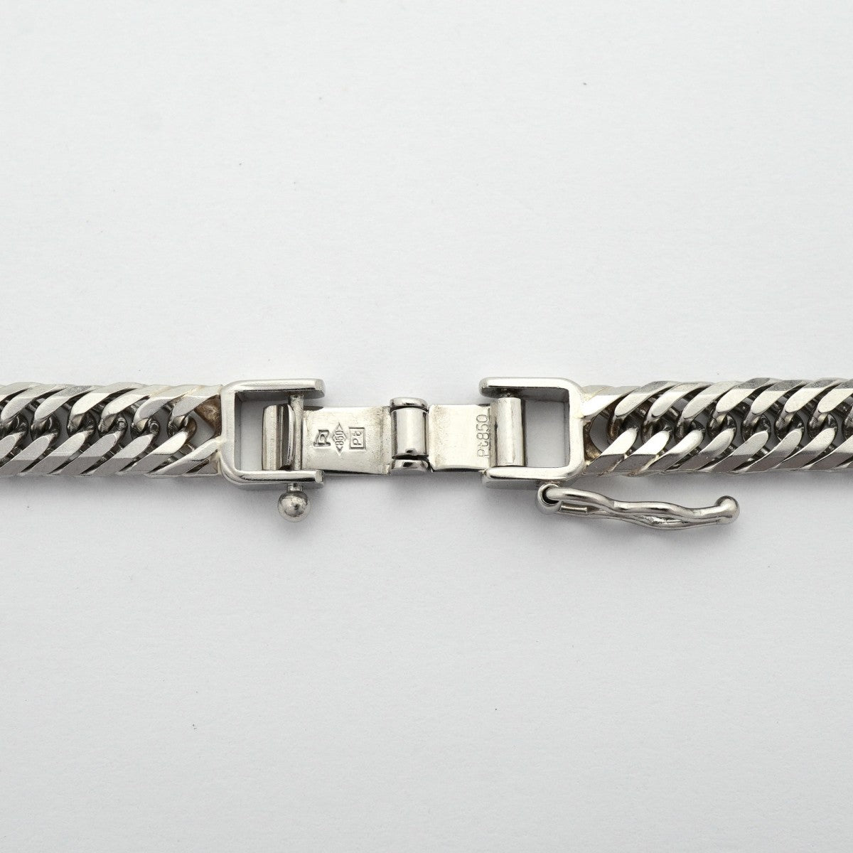 【6khd0088】喜平 ネックレス Pt850 プラチナ 8面 トリプル 60.7cm 50.3g キヘイ【中古】メンズ レディース ユニセックス