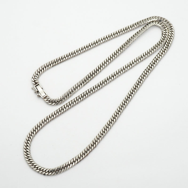 【6khd0089】喜平 ネックレス Pt850 プラチナ 6面 ダブル 50.2cm 30.5g キヘイ【中古】メンズ レディース ユニセックス