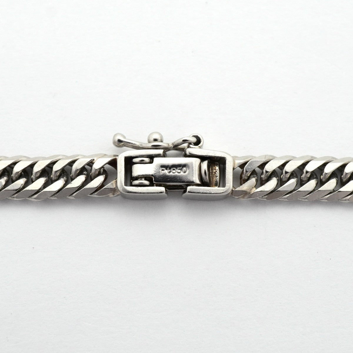 【6khd0089】喜平 ネックレス Pt850 プラチナ 6面 ダブル 50.2cm 30.5g キヘイ【中古】メンズ レディース ユニセックス