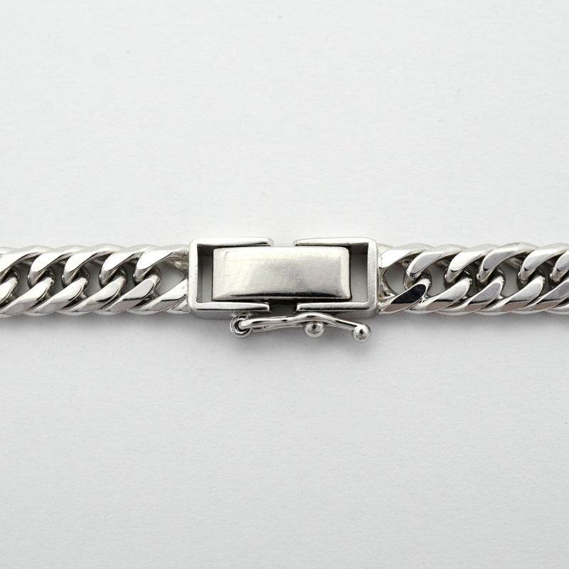 【6khd0091】喜平 ネックレス Pt850 プラチナ 6面 ダブル 51cm 50.8g キヘイ【中古】メンズ レディース ユニセックス
