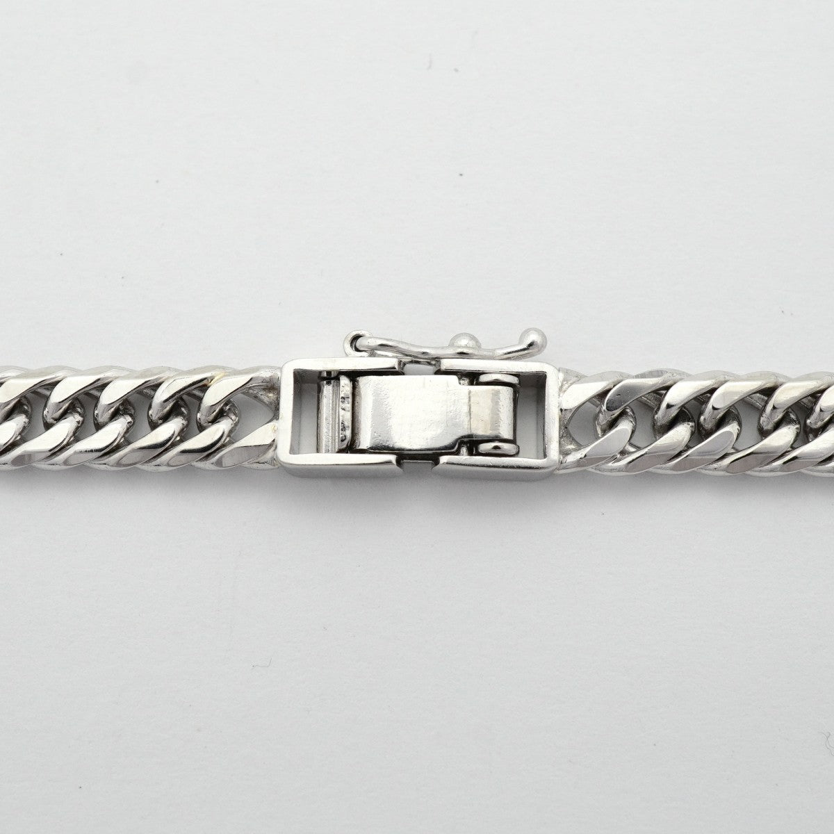【6khd0091】喜平 ネックレス Pt850 プラチナ 6面 ダブル 51cm 50.8g キヘイ【中古】メンズ レディース ユニセックス
