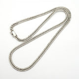 【6khd0092】喜平 ネックレス Pt850 プラチナ トリプル 12面 50.7cm 30.5g キヘイ【中古】メンズ レディース ユニセックス