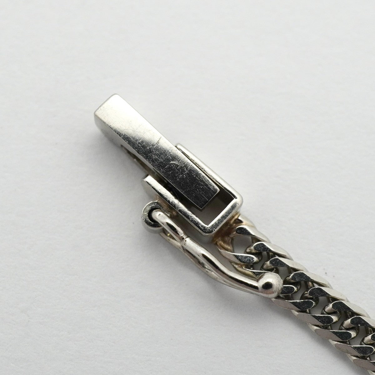 【6khd0093】喜平 ネックレス Pt850 プラチナ 6面 ダブル 45.6cm 10.2g キヘイ【中古】メンズ レディース ユニセックス