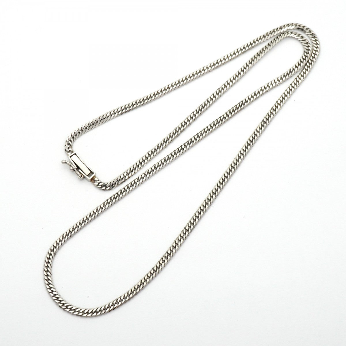 【6khd0093】喜平 ネックレス Pt850 プラチナ 6面 ダブル 45.6cm 10.2g キヘイ【中古】メンズ レディース ユニセックス