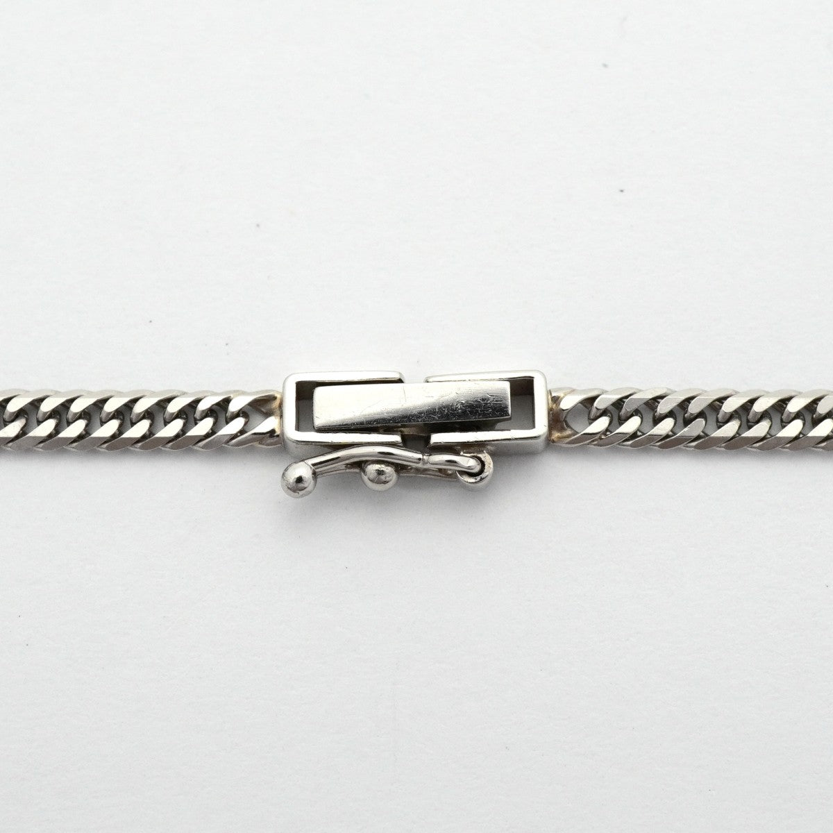 【6khd0093】喜平 ネックレス Pt850 プラチナ 6面 ダブル 45.6cm 10.2g キヘイ【中古】メンズ レディース ユニセックス