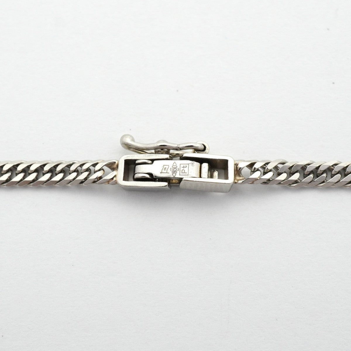 【6khd0093】喜平 ネックレス Pt850 プラチナ 6面 ダブル 45.6cm 10.2g キヘイ【中古】メンズ レディース ユニセックス