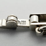 【6khd0093】喜平 ネックレス Pt850 プラチナ 6面 ダブル 45.6cm 10.2g キヘイ【中古】メンズ レディース ユニセックス