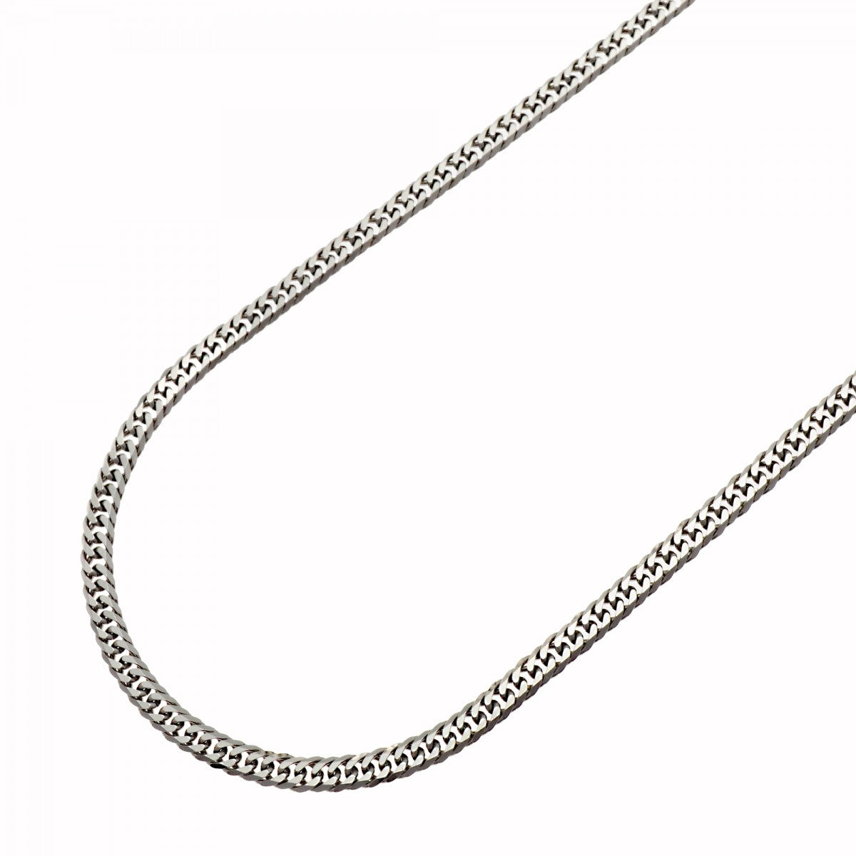 【6khd0093】喜平 ネックレス Pt850 プラチナ 6面 ダブル 45.6cm 10.2g キヘイ【中古】メンズ レディース ユニセックス