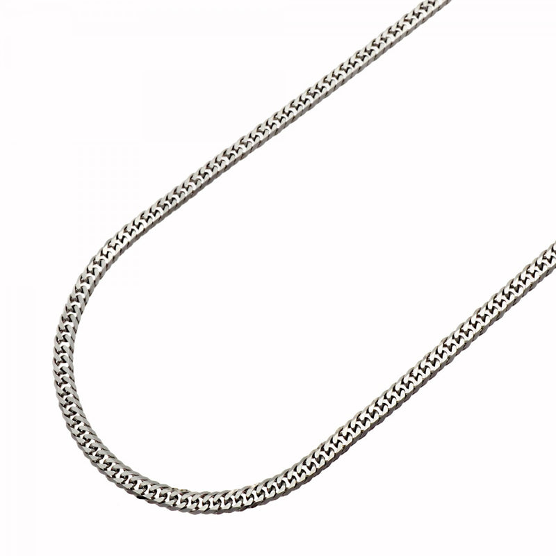 【6khd0093】喜平 ネックレス Pt850 プラチナ 6面 ダブル 45.6cm 10.2g キヘイ【中古】メンズ レディース ユニセックス