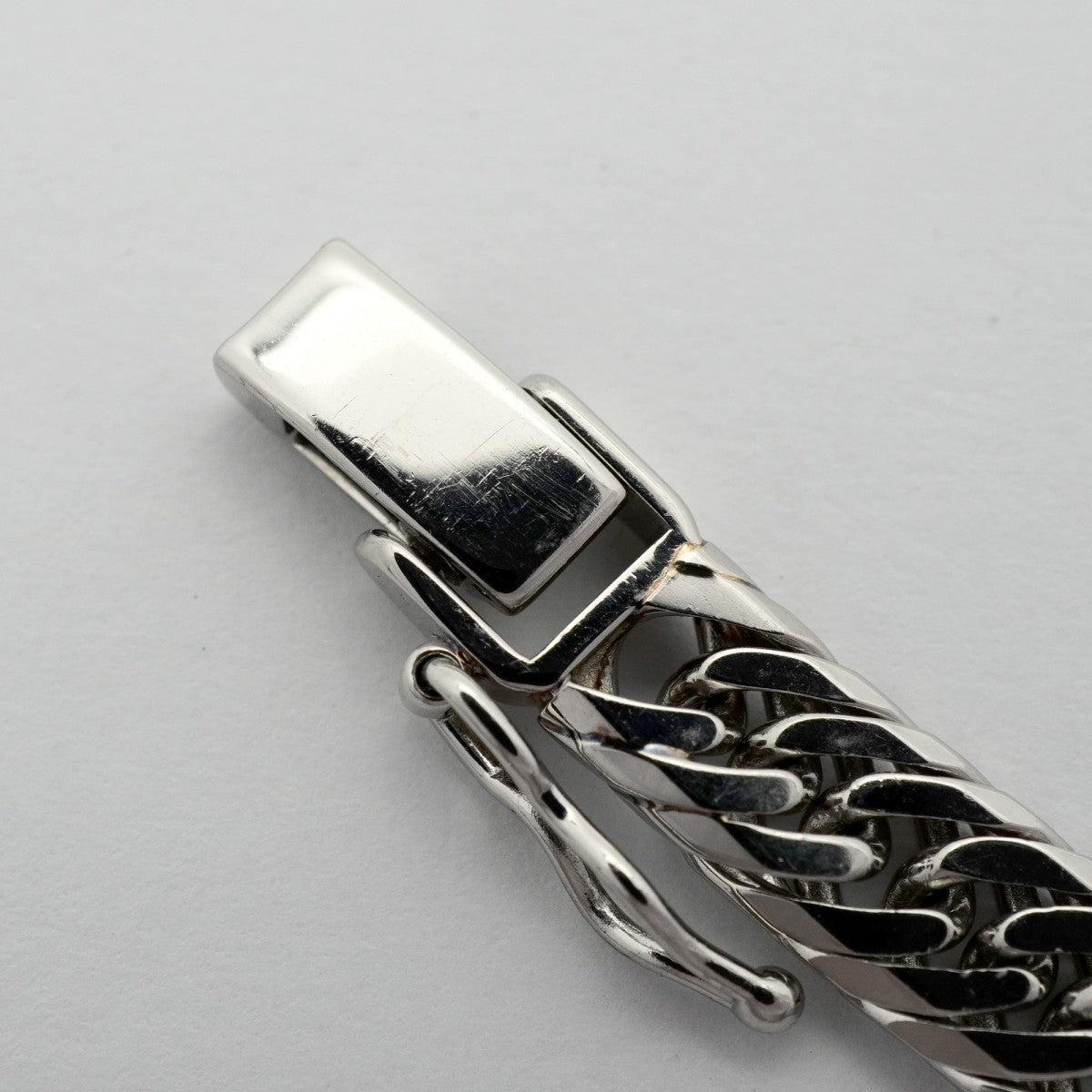 【6khd0095】喜平 ネックレス Pt850 プラチナ 8面 トリプル 50.3cm 50.2g キヘイ【中古】メンズ レディース ユニセックス