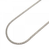 【6khd0096】喜平 ネックレス Pt850 プラチナ 6面 ダブル 50.4cm 11.4g キヘイ【中古】メンズ レディース ユニセックス