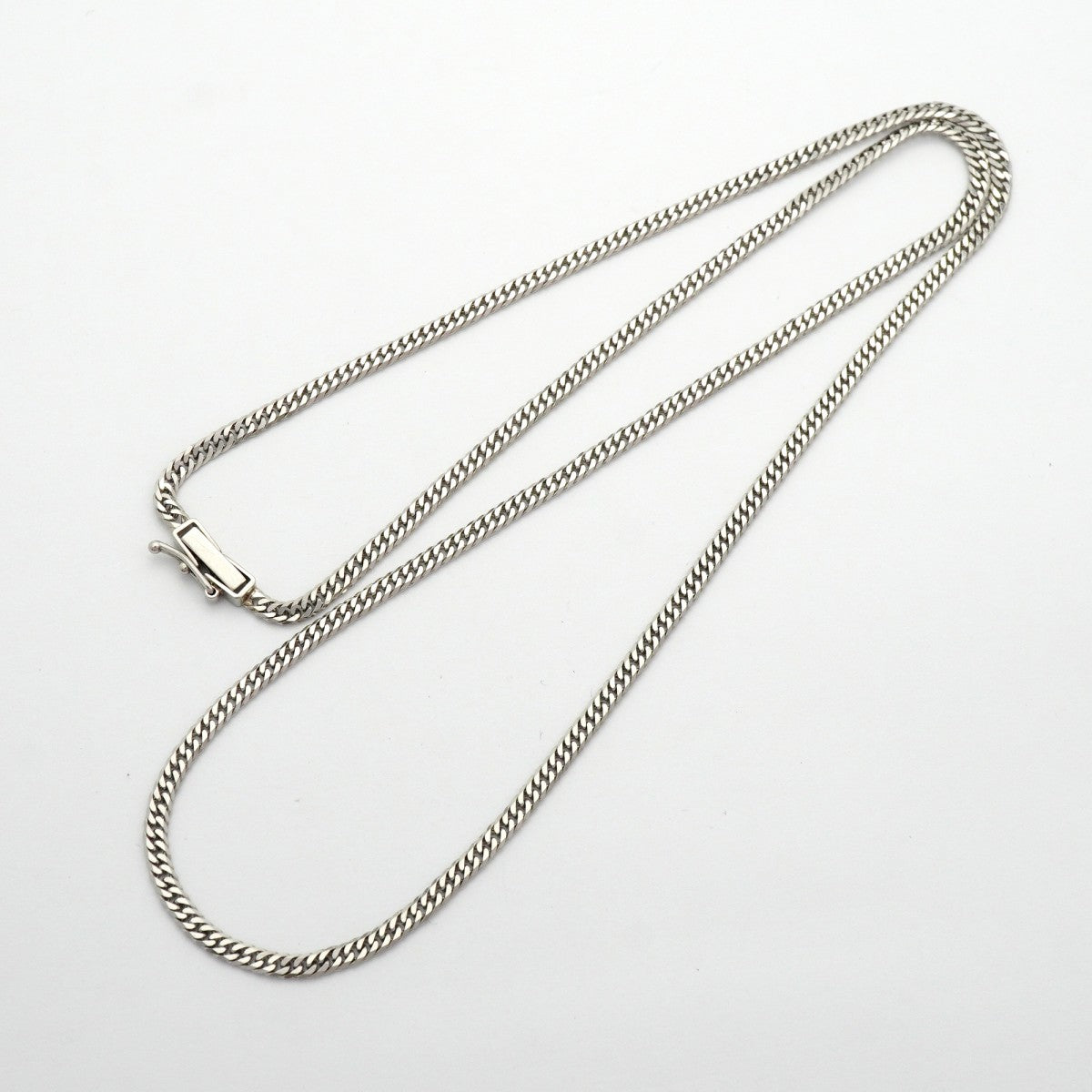 【6khd0096】喜平 ネックレス Pt850 プラチナ 6面 ダブル 50.4cm 11.4g キヘイ【中古】メンズ レディース ユニセックス