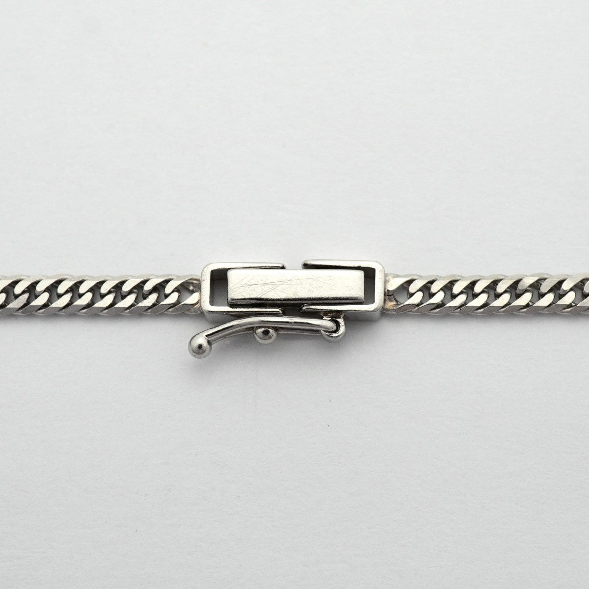 【6khd0096】喜平 ネックレス Pt850 プラチナ 6面 ダブル 50.4cm 11.4g キヘイ【中古】メンズ レディース ユニセックス