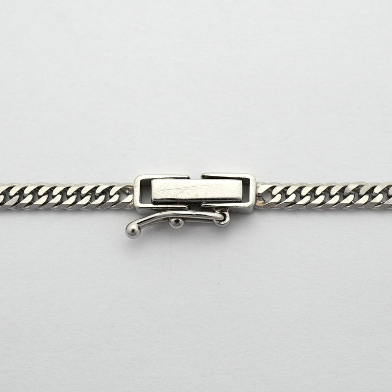 【6khd0096】喜平 ネックレス Pt850 プラチナ 6面 ダブル 50.4cm 11.4g キヘイ【中古】メンズ レディース ユニセックス