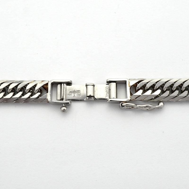 【6khd0097】喜平 ネックレス Pt850 プラチナ 8面 トリプル 50.2cm 50.8g キヘイ【中古】メンズ レディース ユニセックス