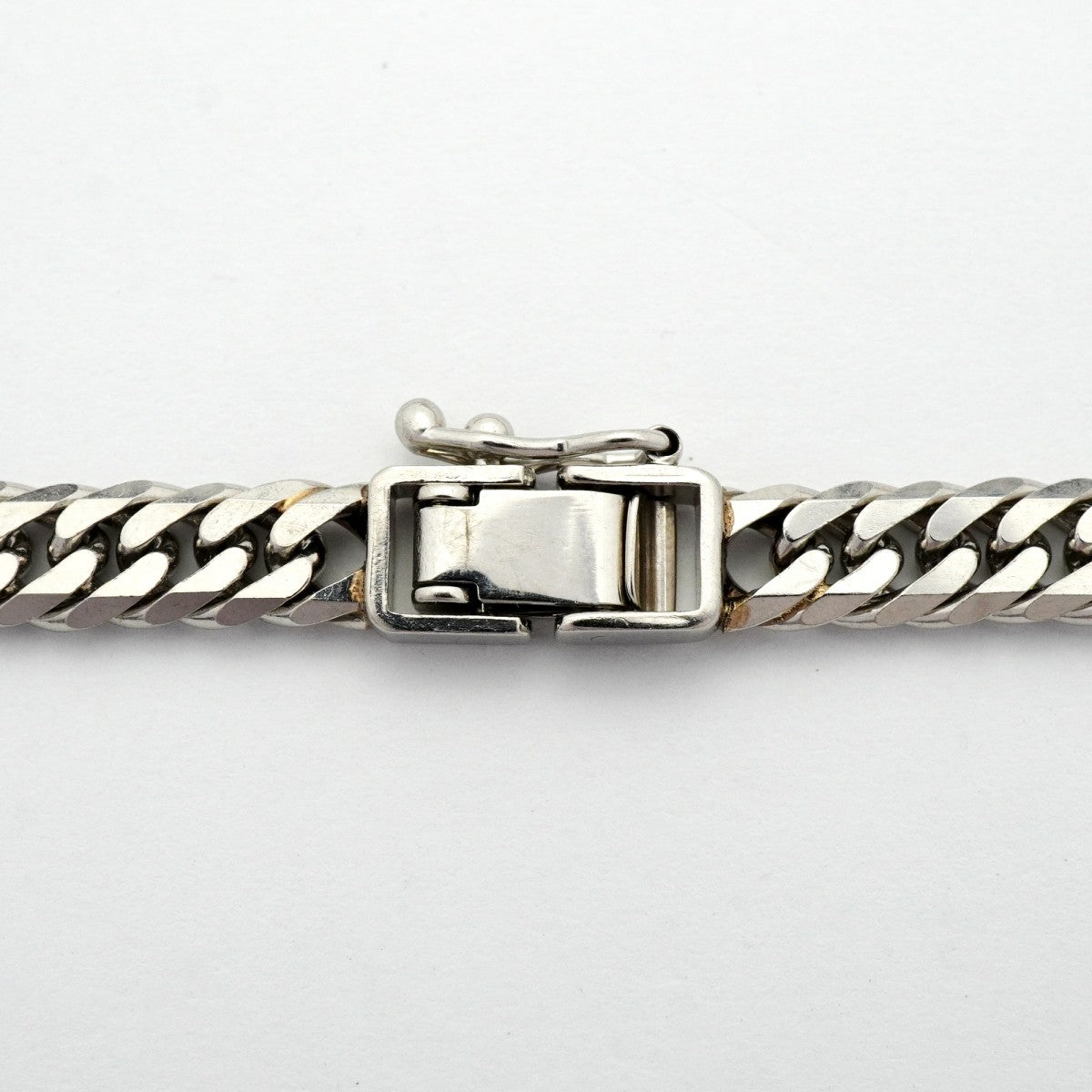 【6khd0099】喜平 ネックレス Pt850 プラチナ 6面 ダブル 50.2cm 50.5g キヘイ【中古】メンズ レディース ユニセックス