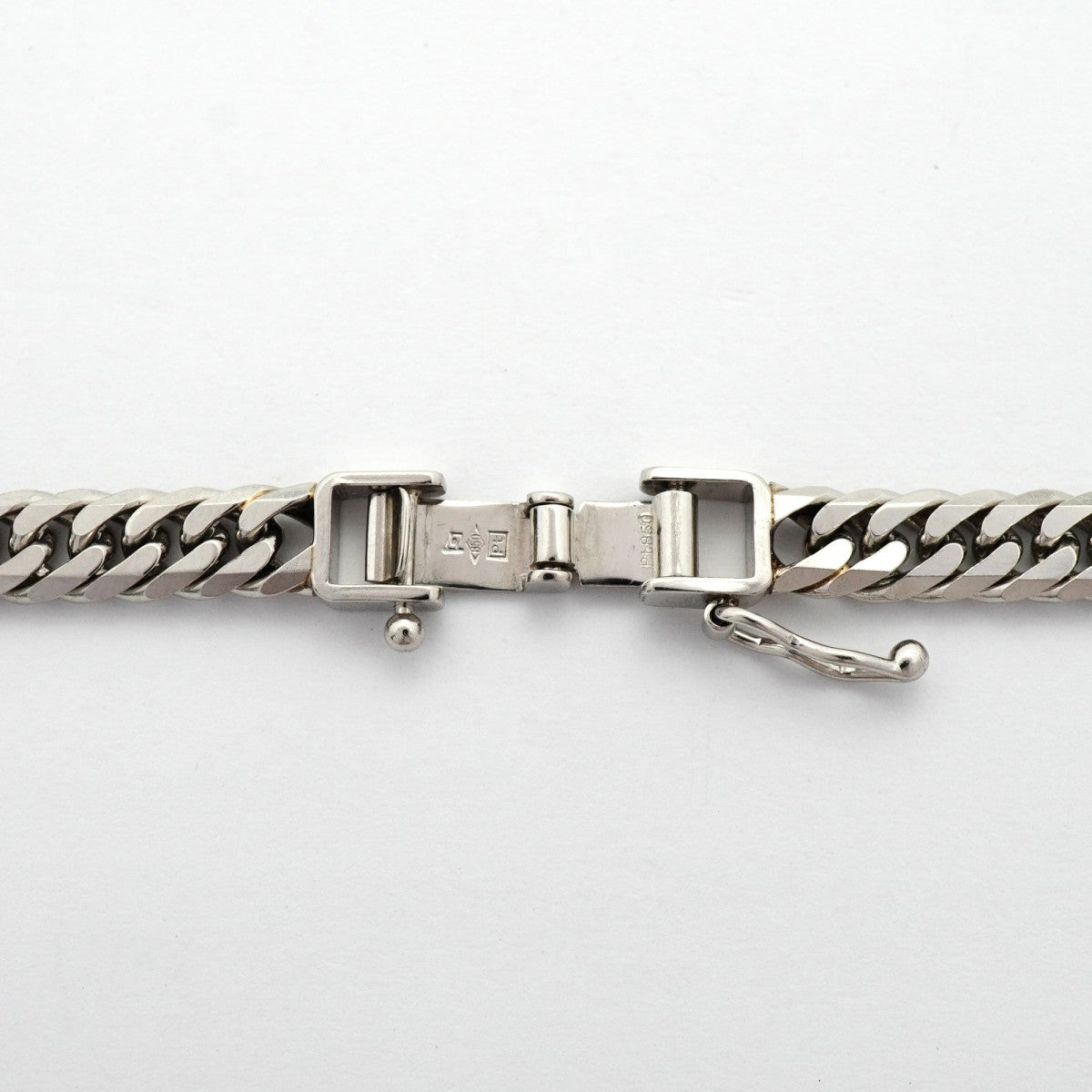 【6khd0099】喜平 ネックレス Pt850 プラチナ 6面 ダブル 50.2cm 50.5g キヘイ【中古】メンズ レディース ユニセックス