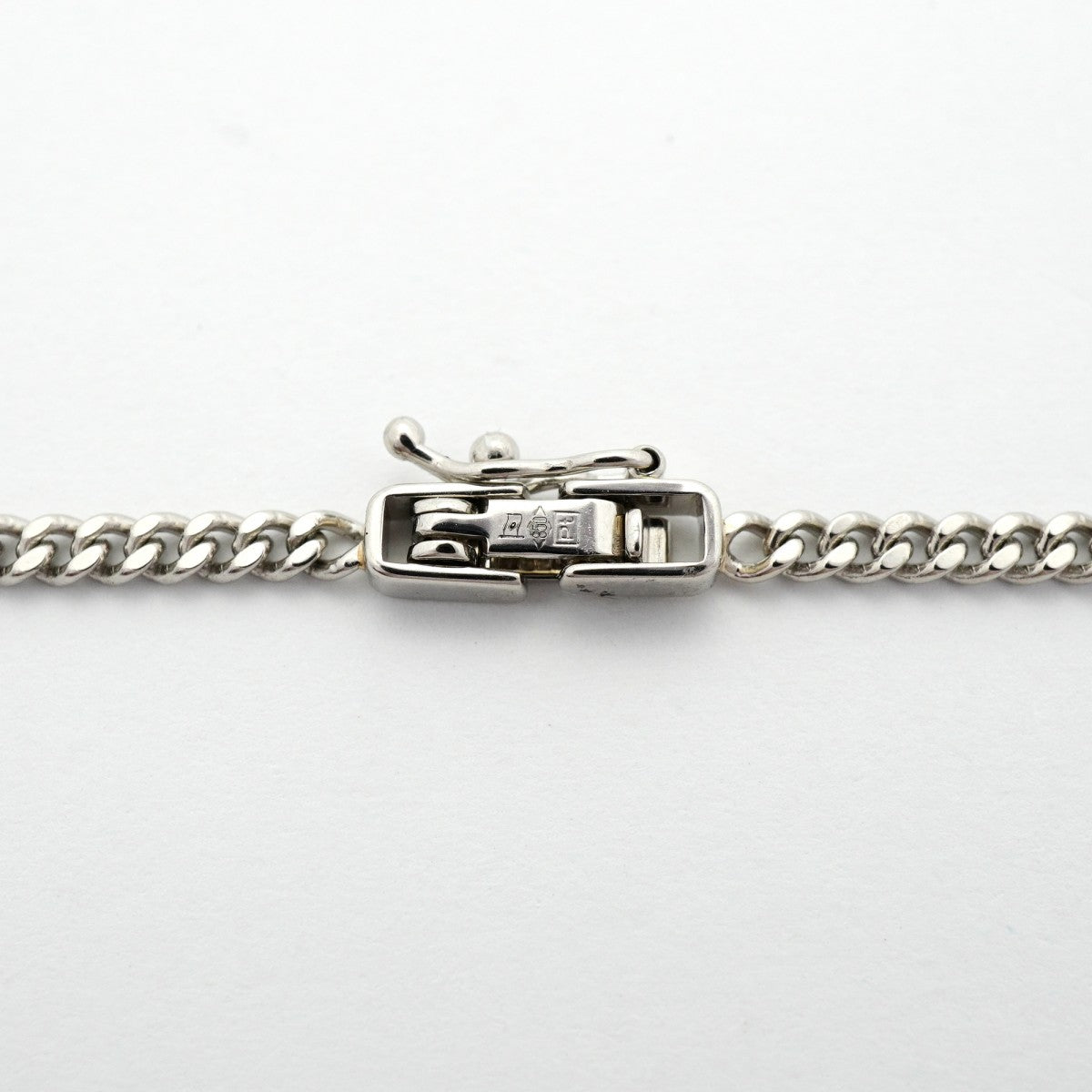 【6khd0100】喜平 ブレスレット Pt850 プラチナ 2面 シングル 18.2cm 5.4g キヘイ【中古】メンズ レディース ユニセックス