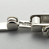 【6khd0100】喜平 ブレスレット Pt850 プラチナ 2面 シングル 18.2cm 5.4g キヘイ【中古】メンズ レディース ユニセックス