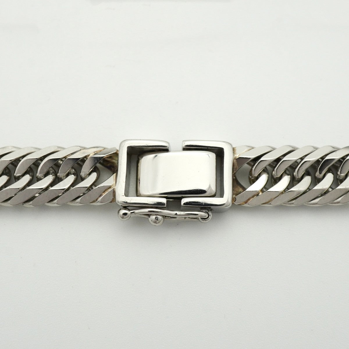 【6khd0101】喜平 ブレスレット Pt900 プラチナ 8面 トリプル 20.5cm 30.6g キヘイ【中古】メンズ レディース ユニセックス