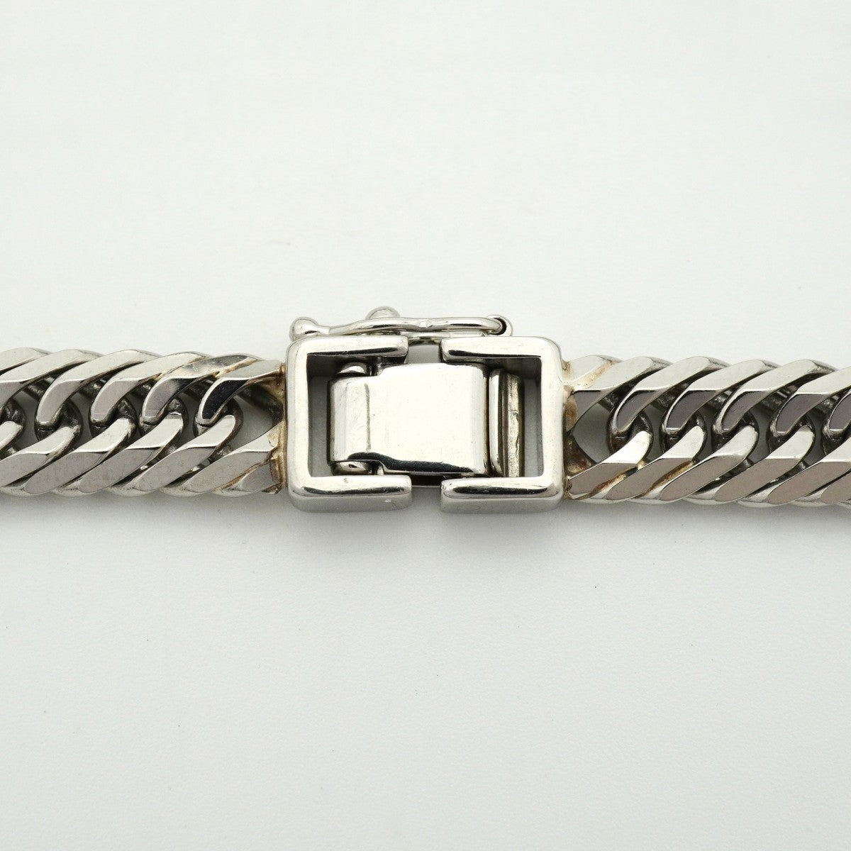 【6khd0101】喜平 ブレスレット Pt900 プラチナ 8面 トリプル 20.5cm 30.6g キヘイ【中古】メンズ レディース ユニセックス
