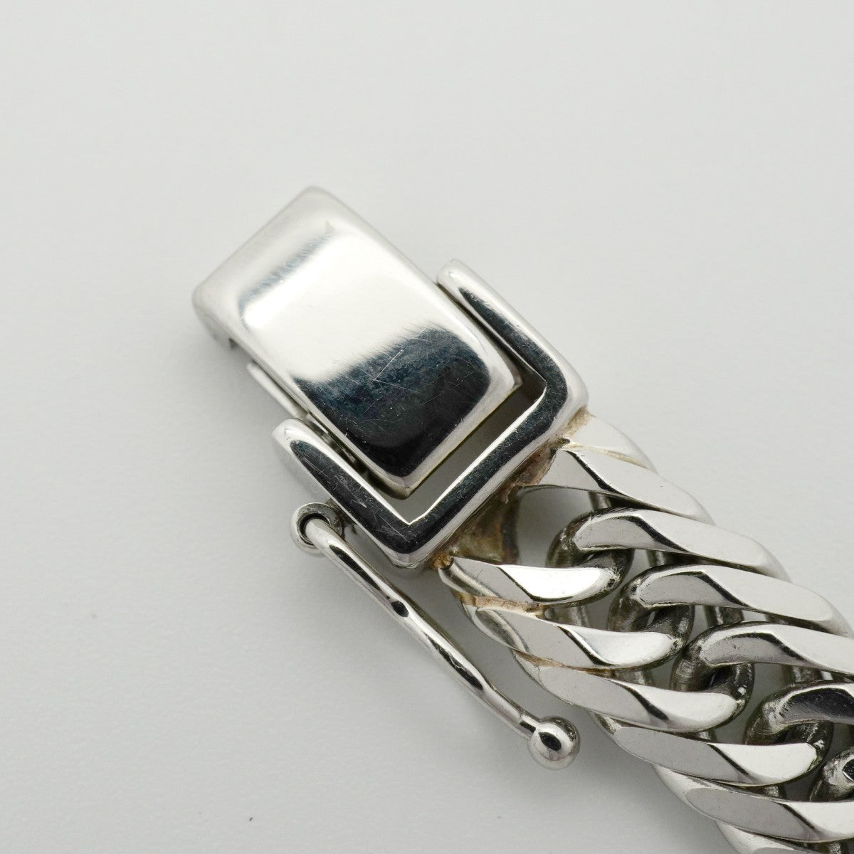 【6khd0101】喜平 ブレスレット Pt900 プラチナ 8面 トリプル 20.5cm 30.6g キヘイ【中古】メンズ レディース ユニセックス