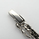 【6khd0106】喜平 ネックレス Pt850 プラチナ 6面 ダブル 60.7cm 30.3g キヘイ【中古】メンズ レディース ユニセックス