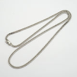 【6khd0106】喜平 ネックレス Pt850 プラチナ 6面 ダブル 60.7cm 30.3g キヘイ【中古】メンズ レディース ユニセックス