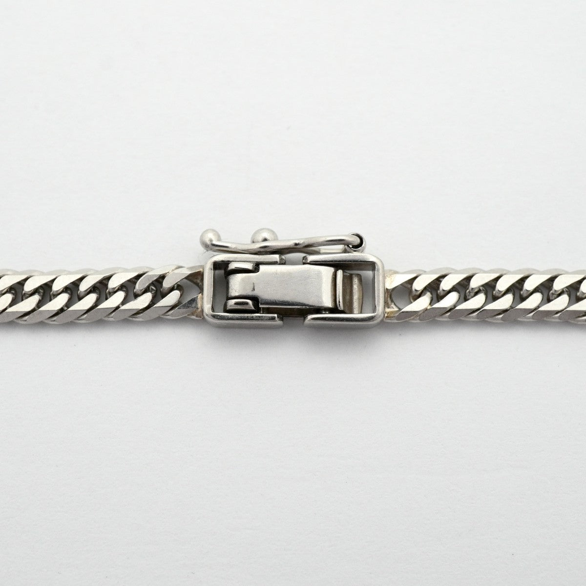 【6khd0106】喜平 ネックレス Pt850 プラチナ 6面 ダブル 60.7cm 30.3g キヘイ【中古】メンズ レディース ユニセックス