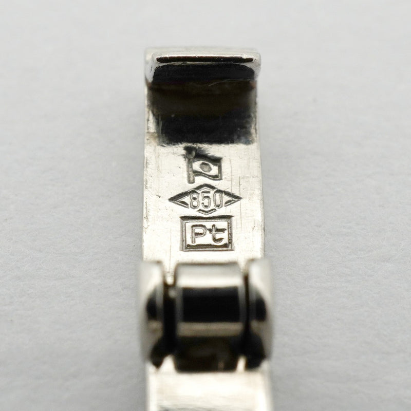 【6khd0106】喜平 ネックレス Pt850 プラチナ 6面 ダブル 60.7cm 30.3g キヘイ【中古】メンズ レディース ユニセックス