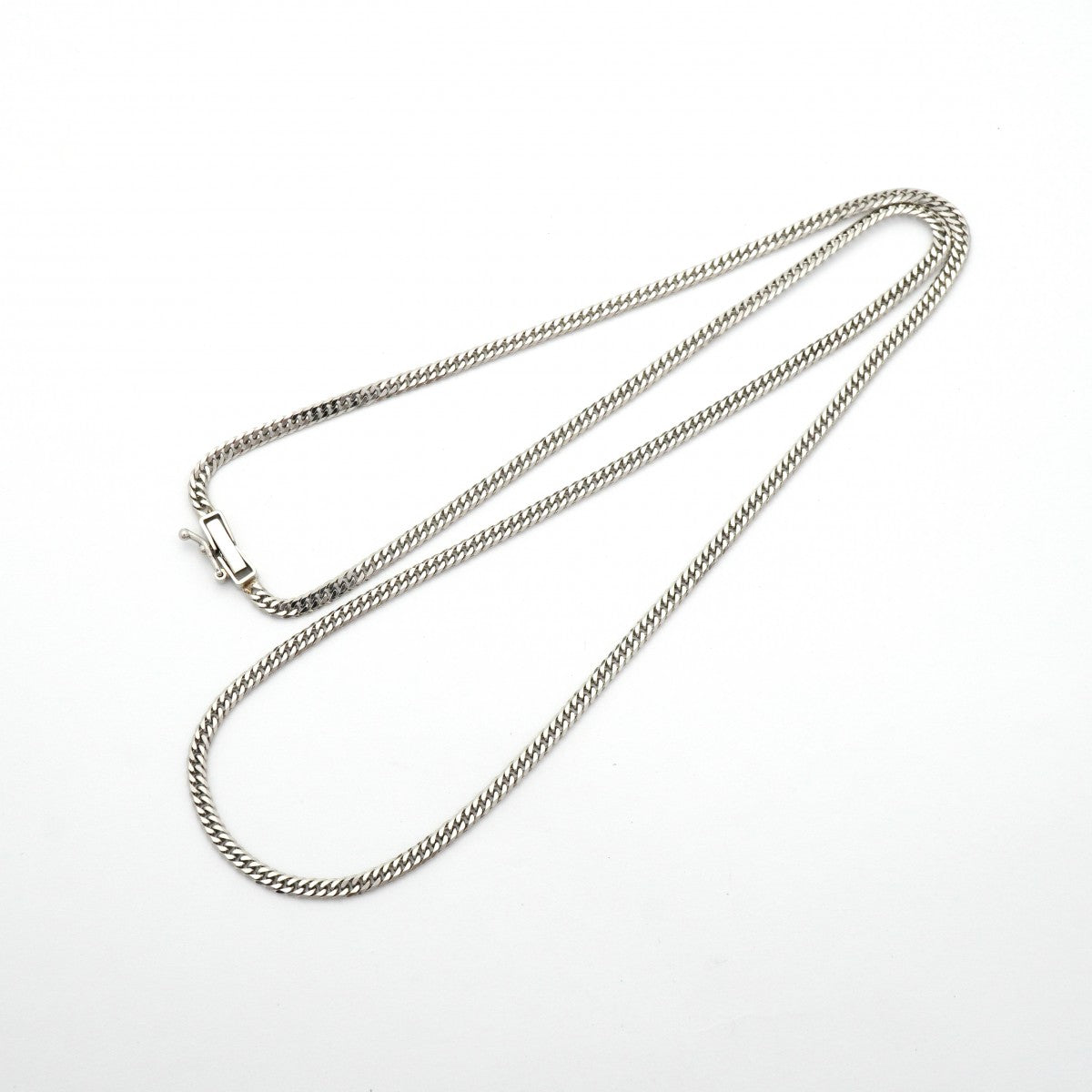 【6khd0111】喜平 ネックレス Pt850 プラチナ 6面 ダブル 50.6cm 11g キヘイ【中古】メンズ レディース ユニセックス
