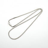 【6khd0111】喜平 ネックレス Pt850 プラチナ 6面 ダブル 50.6cm 11g キヘイ【中古】メンズ レディース ユニセックス
